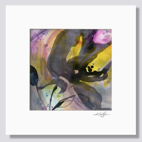 Organic Impressions 2022-p1 - Abstract Flower Painting by Kathy Morton Stanion - Picture 1 of 5